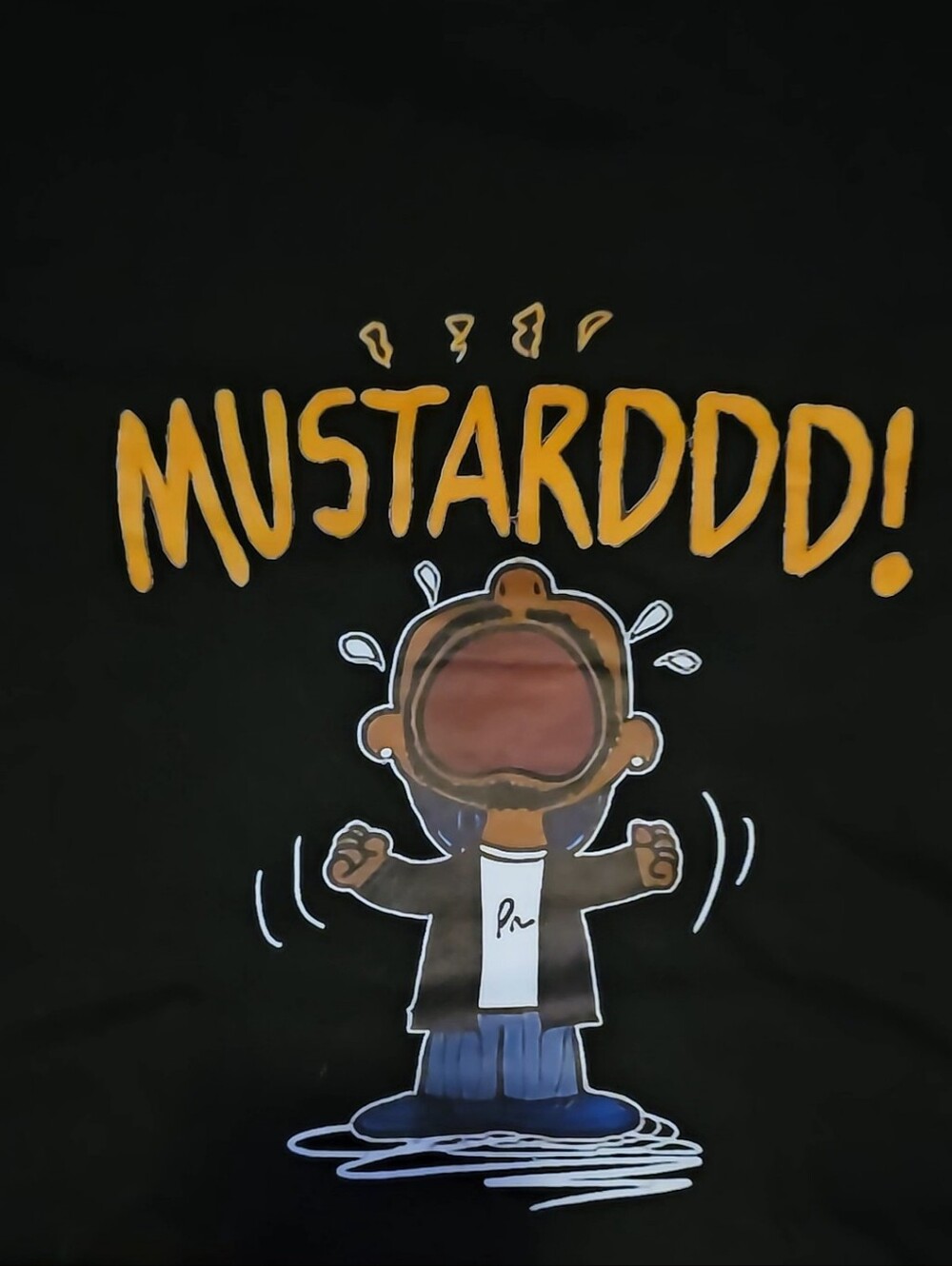 Black - T 'MUSTARDDD!' Graphic Tee